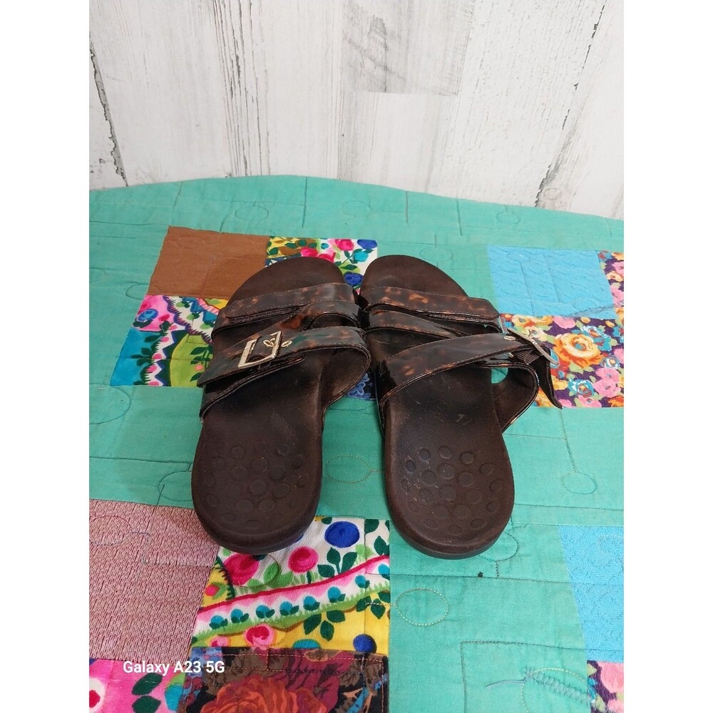 Vionic Skylar Brown Tortoise Print Orthopedic Com… - image 6